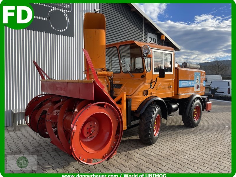 Traktor typu Mercedes-Benz Unimog Schneefräse mit Hydrostat , erst 370 Bts und 980 KM, Gebrauchtmaschine v Hinterschmiding (Obrázek 1)