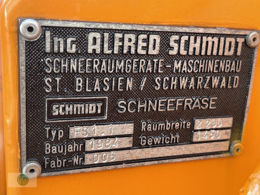 Traktor typu Mercedes-Benz Unimog Schneefräse mit Hydrostat , erst 370 Bts und 980 KM, Gebrauchtmaschine v Hinterschmiding (Obrázek 9)