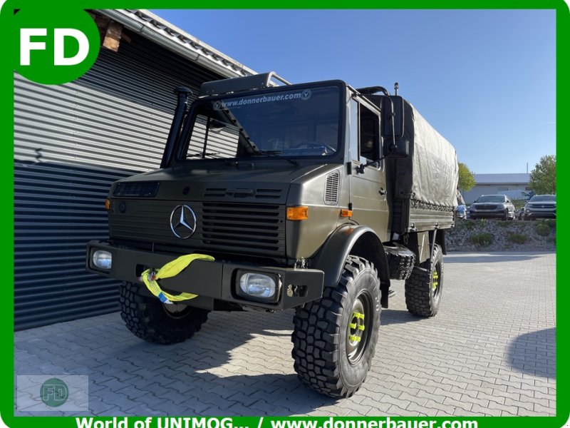 Traktor des Typs Mercedes-Benz Unimog U1300 L / H-Zulassung / 1a Jagdwagen, Gebrauchtmaschine in Hinterschmiding (Bild 1)