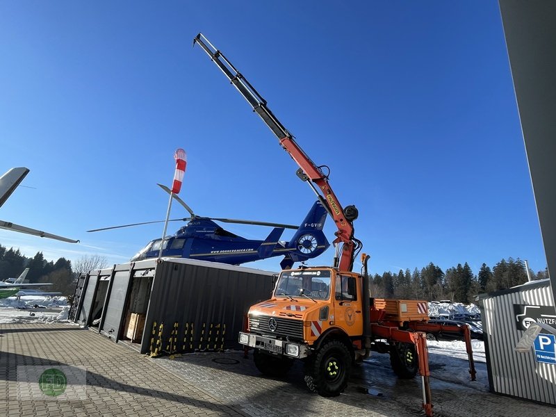 Traktor of the type Mercedes-Benz Unimog U1450 mit großen Kran sowie Kranseilwinde aus 1.Hand, Gebrauchtmaschine in Hinterschmiding (Picture 4)
