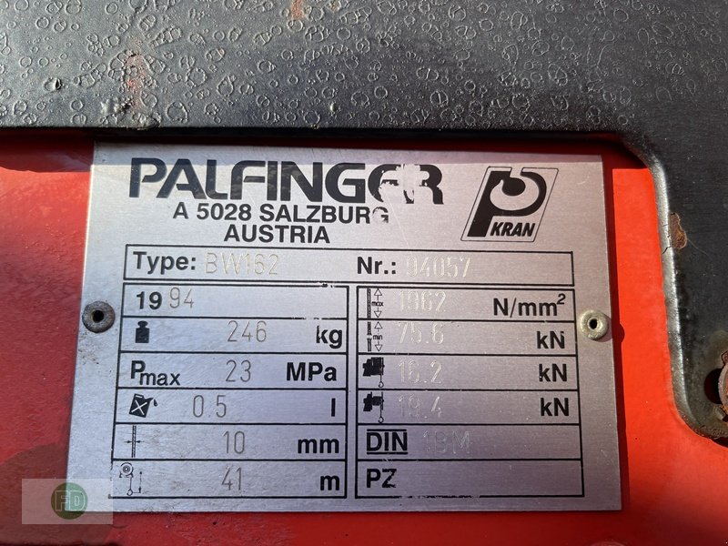 Traktor of the type Mercedes-Benz Unimog U1450 mit großen Kran sowie Kranseilwinde aus 1.Hand, Gebrauchtmaschine in Hinterschmiding (Picture 13)
