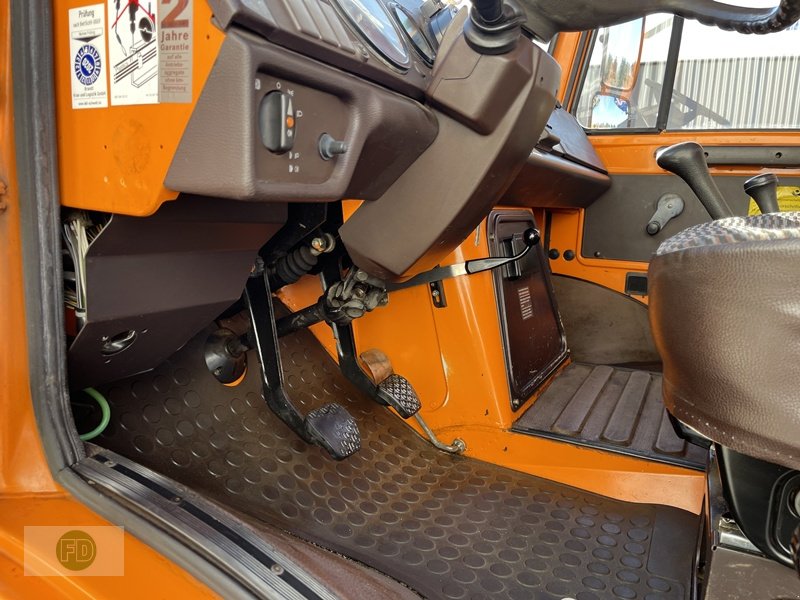 Traktor of the type Mercedes-Benz Unimog U1450 mit großen Kran sowie Kranseilwinde aus 1.Hand, Gebrauchtmaschine in Hinterschmiding (Picture 18)