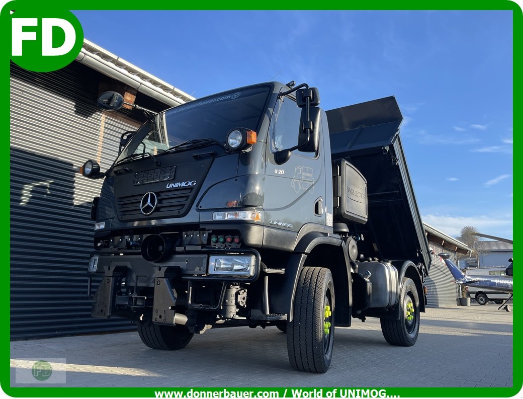 Traktor типа Mercedes-Benz Unimog U20, 7500 kg, 1a Zustand , klein und wendig , Option mit Kran, Gebrauchtmaschine в Hinterschmiding (Фотография 14)