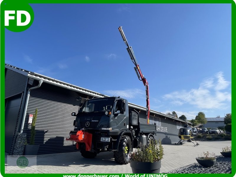 Traktor typu Mercedes-Benz Unimog U20 , 7500 kg, LOF Zulassung , 1a Zustand, Option mit Ladekran, Gebrauchtmaschine w Hinterschmiding (Zdjęcie 1)