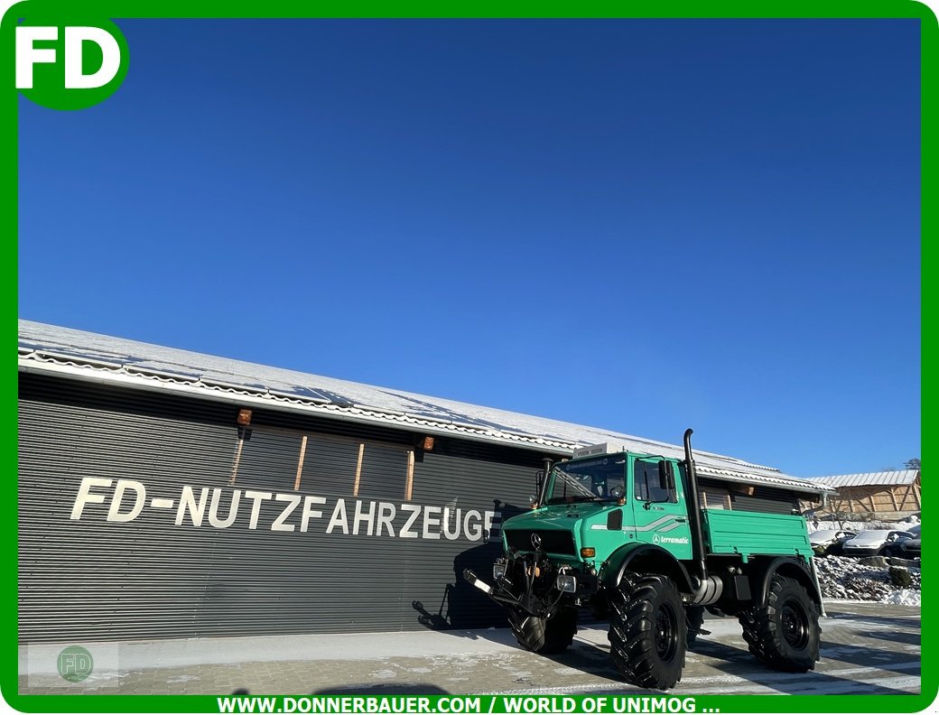 Traktor tipa Mercedes-Benz Unimog U2100 Agrar , 1.Hand , mit terramatik, Klima, Sammlerzustand, Gebrauchtmaschine u Hinterschmiding (Slika 2)