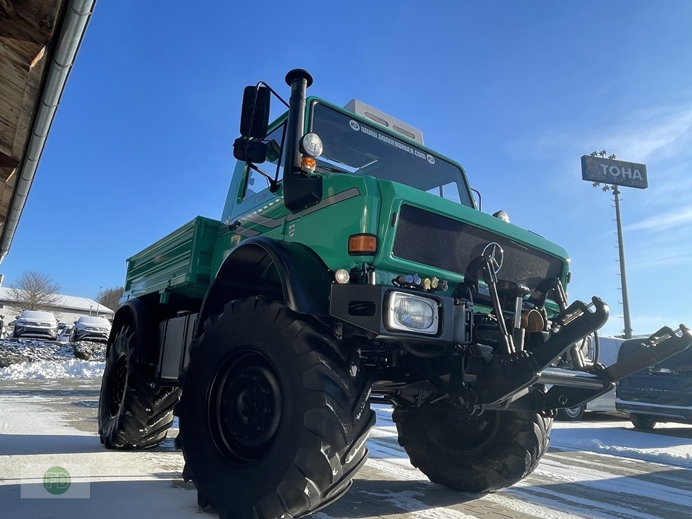 Traktor tipa Mercedes-Benz Unimog U2100 Agrar , 1.Hand , mit terramatik, Klima, Sammlerzustand, Gebrauchtmaschine u Hinterschmiding (Slika 5)