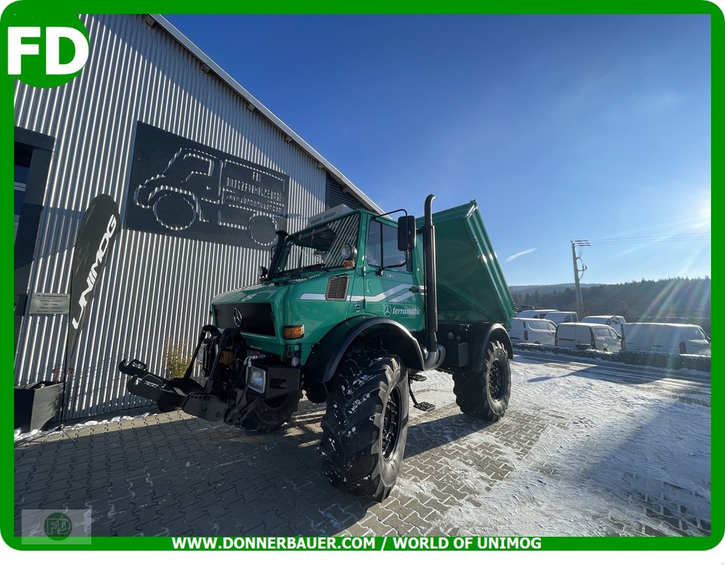 Traktor tipa Mercedes-Benz Unimog U2100 Agrar , 1.Hand , mit terramatik, Klima, Sammlerzustand, Gebrauchtmaschine u Hinterschmiding (Slika 7)