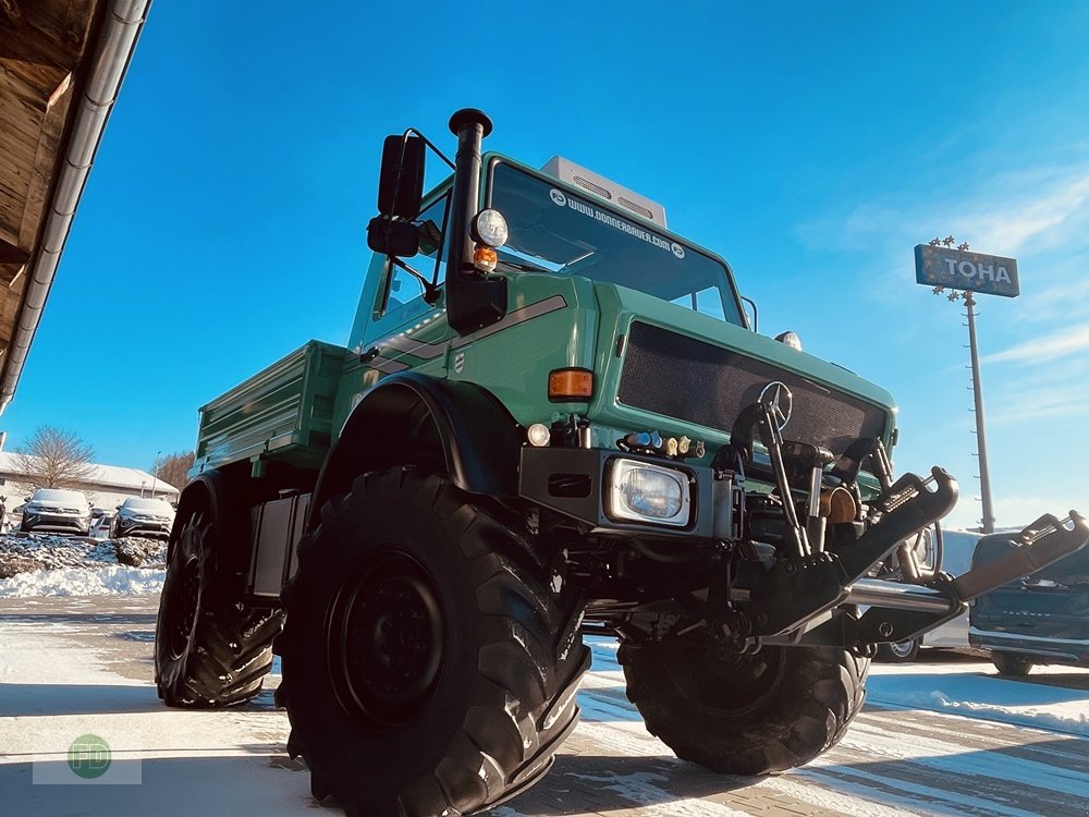 Traktor tipa Mercedes-Benz Unimog U2100 Agrar , 1.Hand , mit terramatik, Klima, Sammlerzustand, Gebrauchtmaschine u Hinterschmiding (Slika 11)