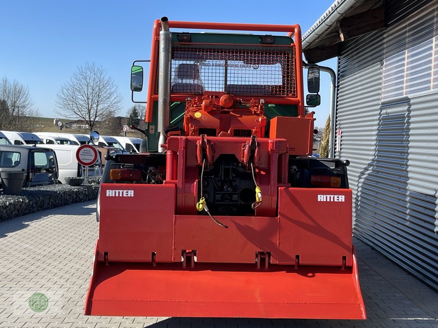 Traktor of the type Mercedes-Benz Unimog U2100 Agrar-Forst , erst 28 Tkm, tire control, extrem selten, Gebrauchtmaschine in Hinterschmiding (Picture 4)