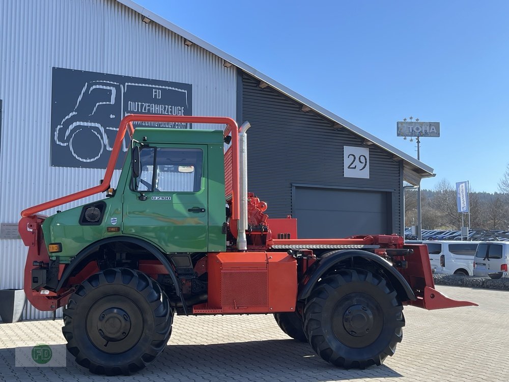 Traktor of the type Mercedes-Benz Unimog U2100 Agrar-Forst , erst 28 Tkm, tire control, extrem selten, Gebrauchtmaschine in Hinterschmiding (Picture 9)