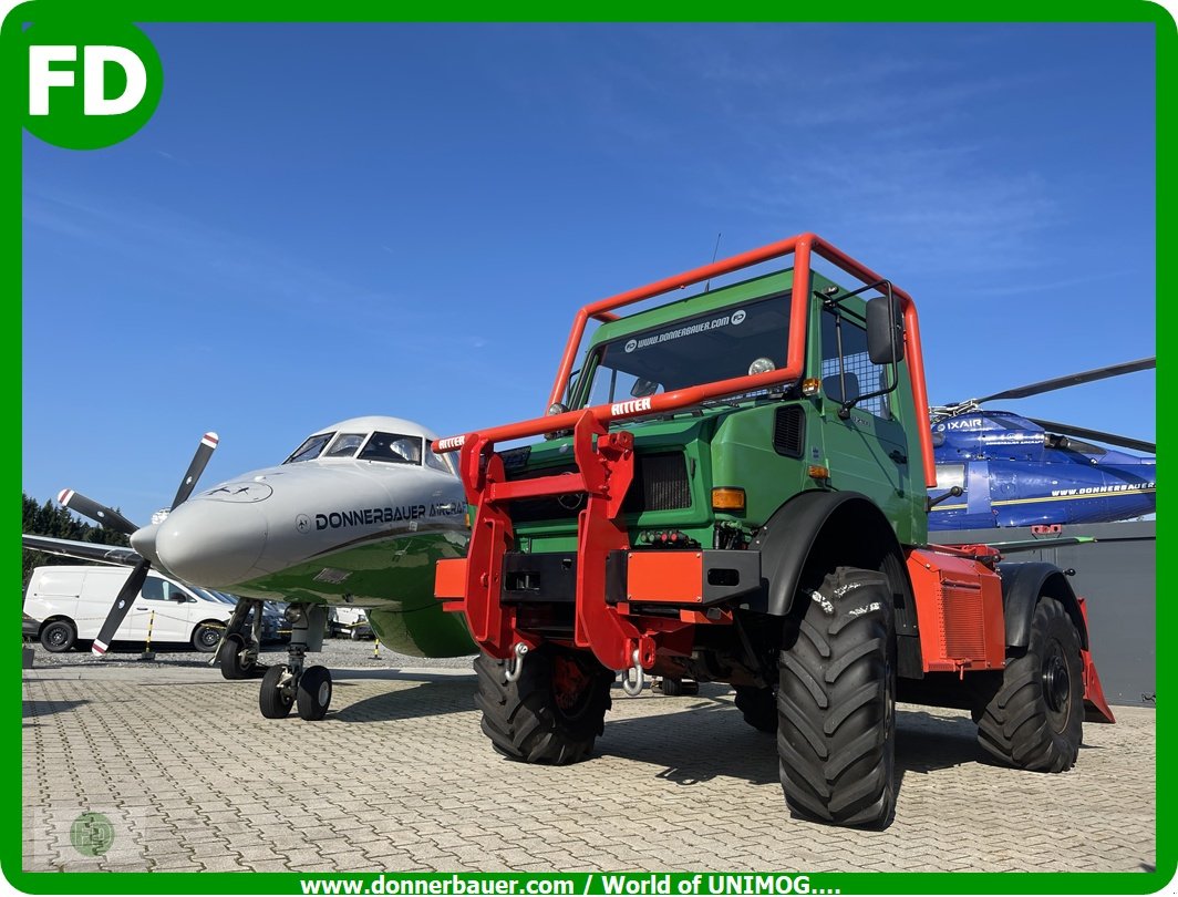 Traktor of the type Mercedes-Benz Unimog U2100 Agrar-Forst , erst 28 Tkm, tire control, extrem selten, Gebrauchtmaschine in Hinterschmiding (Picture 10)