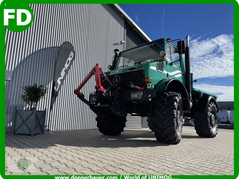 Traktor typu Mercedes-Benz Unimog U2100 Agrar mit EHR / Sammlerzustand / Mwst ausweisbar, Gebrauchtmaschine v Hinterschmiding (Obrázek 1)