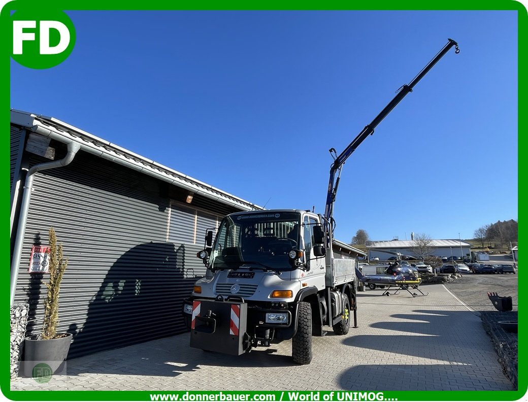 Traktor του τύπου Mercedes-Benz Unimog U300 mit Kran-Funk, Hydraulikanlage für Schneepflug uvm., Gebrauchtmaschine σε Hinterschmiding (Φωτογραφία 13)