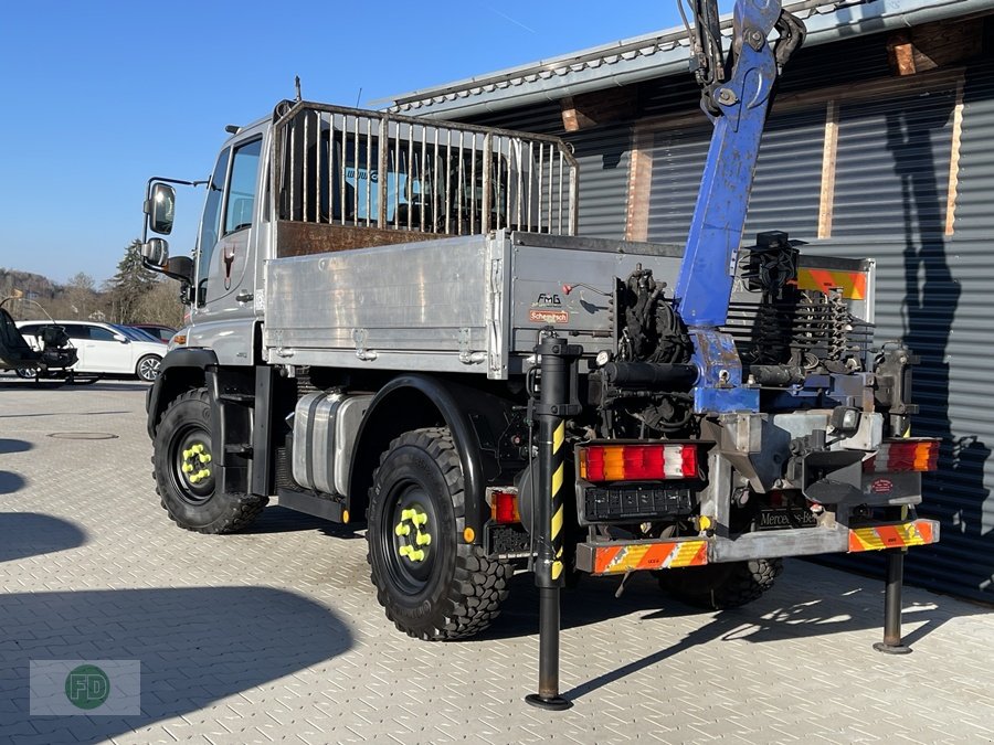Traktor του τύπου Mercedes-Benz Unimog U300 mit Kran-Funk, Hydraulikanlage für Schneepflug uvm., Gebrauchtmaschine σε Hinterschmiding (Φωτογραφία 16)