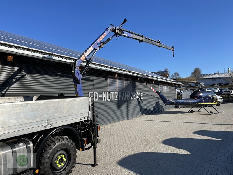 Traktor του τύπου Mercedes-Benz Unimog U300 mit Kran-Funk, Hydraulikanlage für Schneepflug uvm., Gebrauchtmaschine σε Hinterschmiding (Φωτογραφία 18)