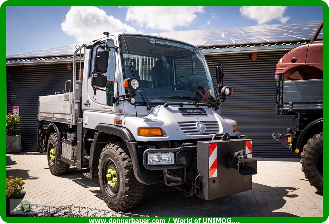 Traktor типа Mercedes-Benz Unimog U300 mit Kran zum Absatteln, Funk, Multitalent , Österreich Typenschein, Gebrauchtmaschine в Hinterschmiding (Фотография 3)