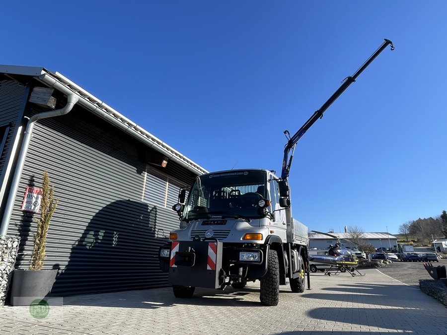 Traktor типа Mercedes-Benz Unimog U300 mit Ladekran zum Absatteln, Wandlerkupplung, Ideal zum Rangieren oder Abschleppen, Gebrauchtmaschine в Hinterschmiding (Фотография 13)