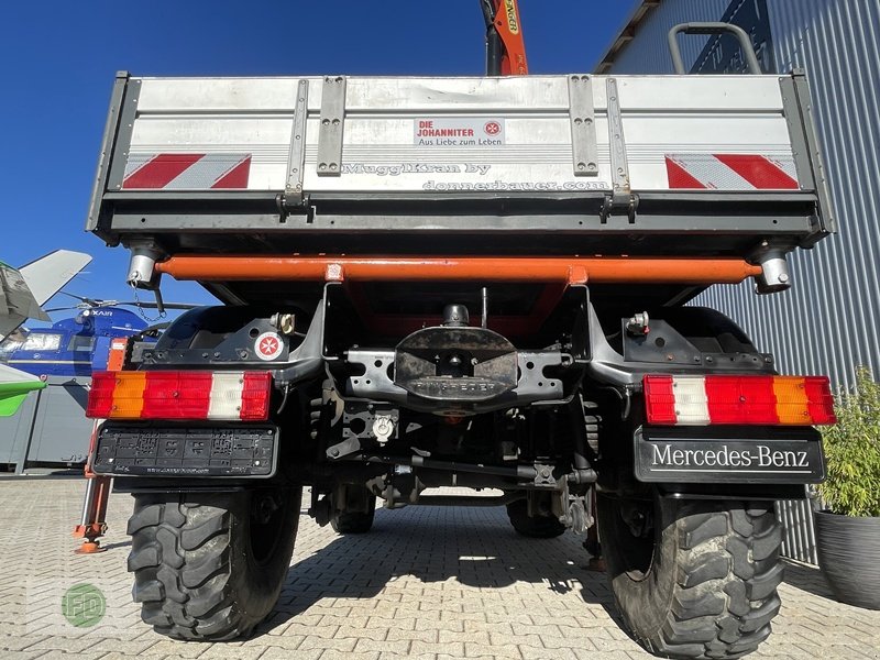 Traktor typu Mercedes-Benz Unimog U300 mit Mega Kran, Gebrauchtmaschine v Hinterschmiding (Obrázek 9)