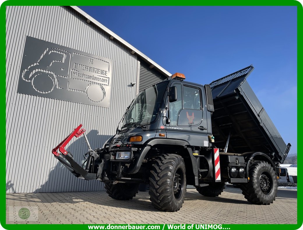Traktor типа Mercedes-Benz Unimog U400 Agrar , 6 Zylinder , Scheckheft , 1.Hand , 1a Zustand, Gebrauchtmaschine в Hinterschmiding (Фотография 10)