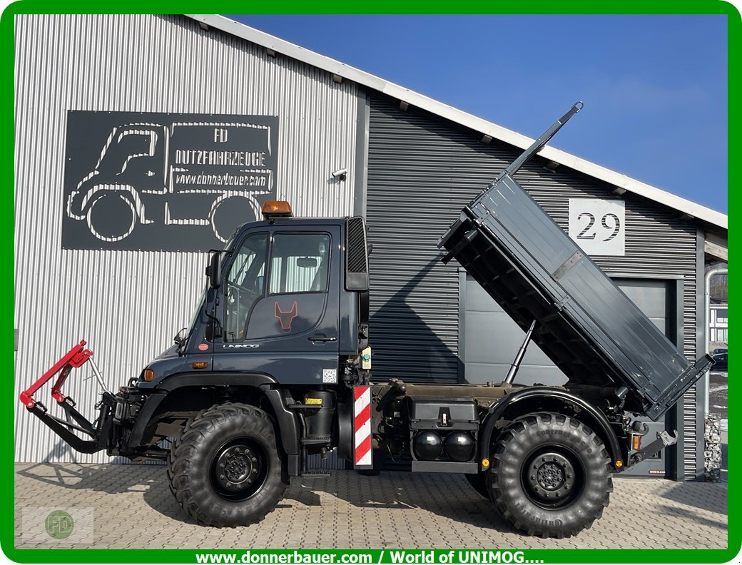 Traktor типа Mercedes-Benz Unimog U400 Agrar , 6 Zylinder , Scheckheft , 1.Hand , 1a Zustand, Gebrauchtmaschine в Hinterschmiding (Фотография 11)