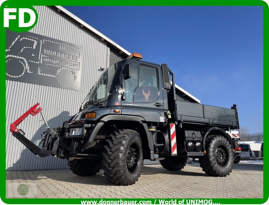 Traktor a típus Mercedes-Benz Unimog U400 Agrar aus 1.Hand mit Scheckheft , 1a Zustand, Gebrauchtmaschine ekkor: Hinterschmiding (Kép 15)