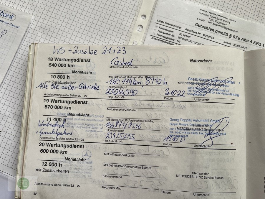 Traktor van het type Mercedes-Benz Unimog U400 Agrar , Traumzustand, Scheckheft , 1.Hand, 6 Zylinder, Gebrauchtmaschine in Hinterschmiding (Foto 17)