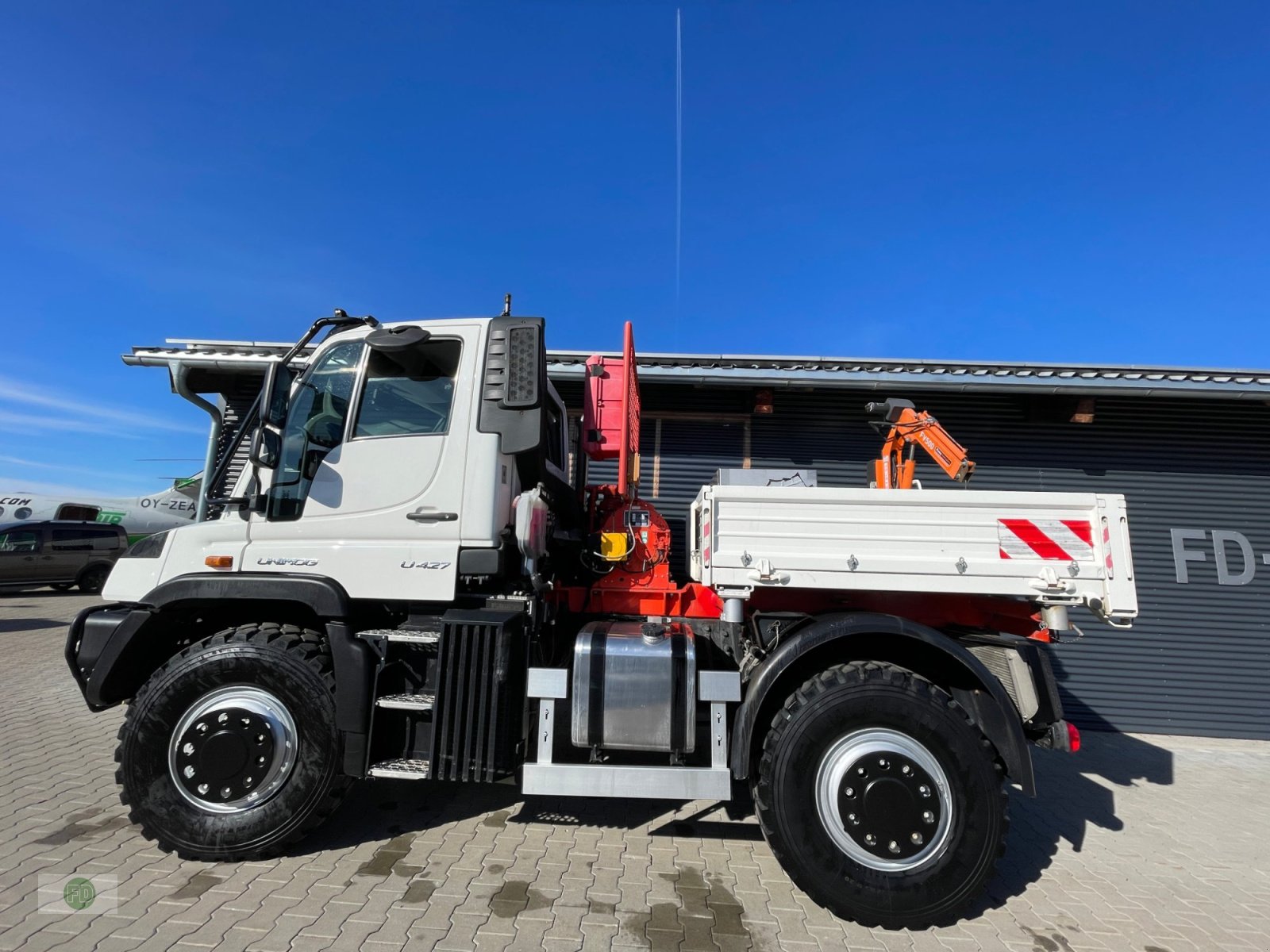 Traktor от тип Mercedes-Benz Unimog U427 mit Werner Seilwinde, Kran , Ideal für Forst , THW , Bergedienst uvm., Gebrauchtmaschine в Hinterschmiding (Снимка 3)
