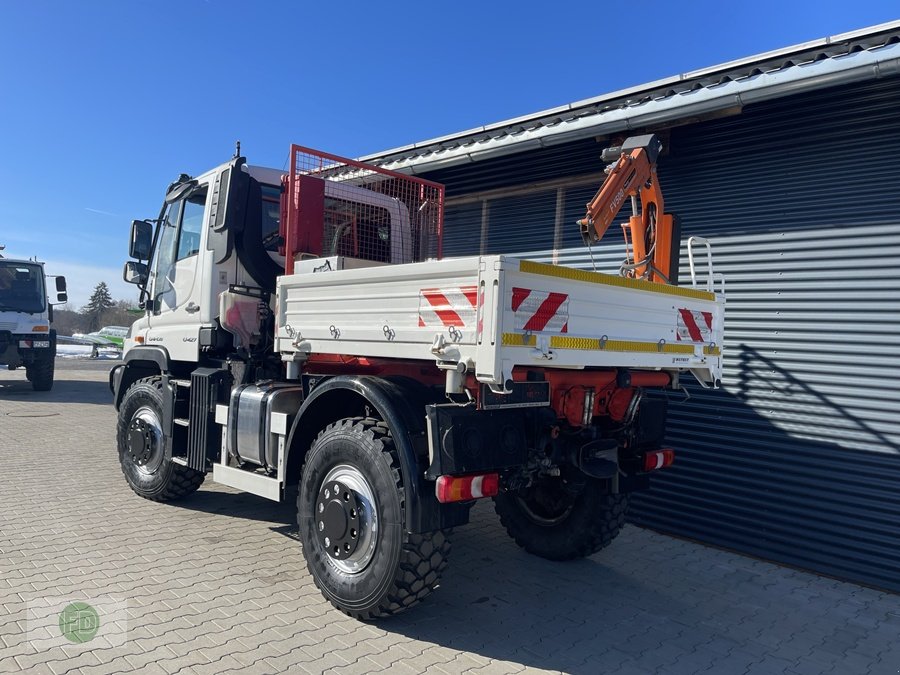 Traktor от тип Mercedes-Benz Unimog U427 mit Werner Seilwinde, Kran , Ideal für Forst , THW , Bergedienst uvm., Gebrauchtmaschine в Hinterschmiding (Снимка 9)