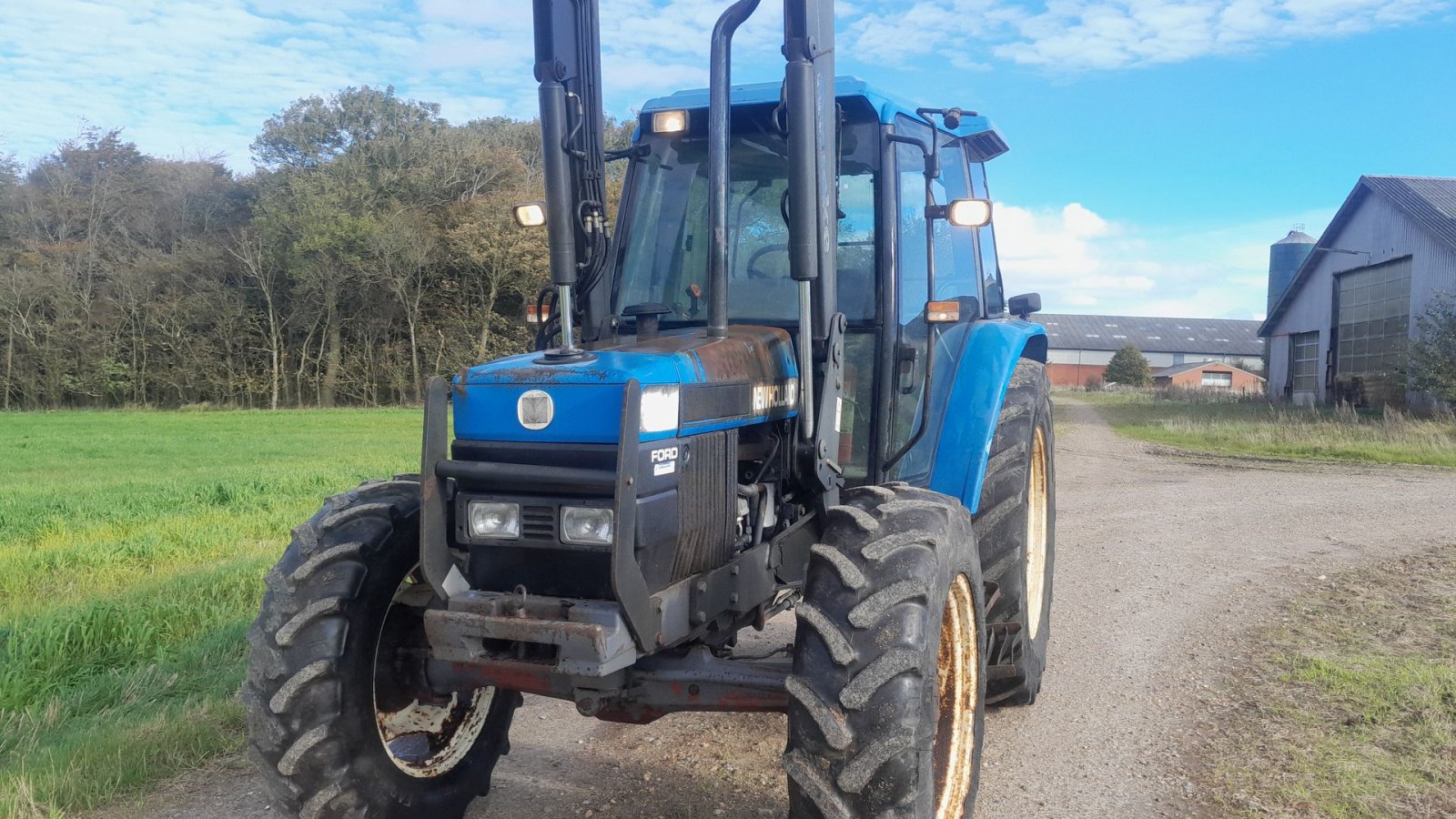 Traktor типа New Holland 7740 Sl DP med Ålø 950 frontlæsser, Gebrauchtmaschine в Skive (Фотография 2)