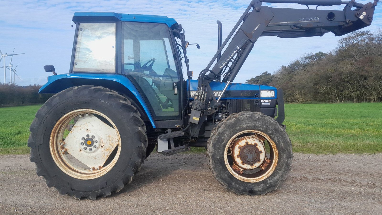 Traktor типа New Holland 7740 Sl DP med Ålø 950 frontlæsser, Gebrauchtmaschine в Skive (Фотография 4)