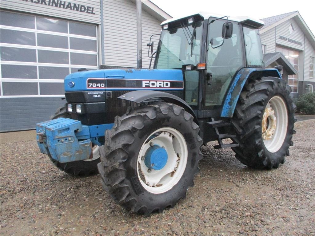 Traktor des Typs New Holland 7840 SLE, med rigtig god dæk montering og knap på vendergearet., Gebrauchtmaschine in Lintrup (Bild 21)