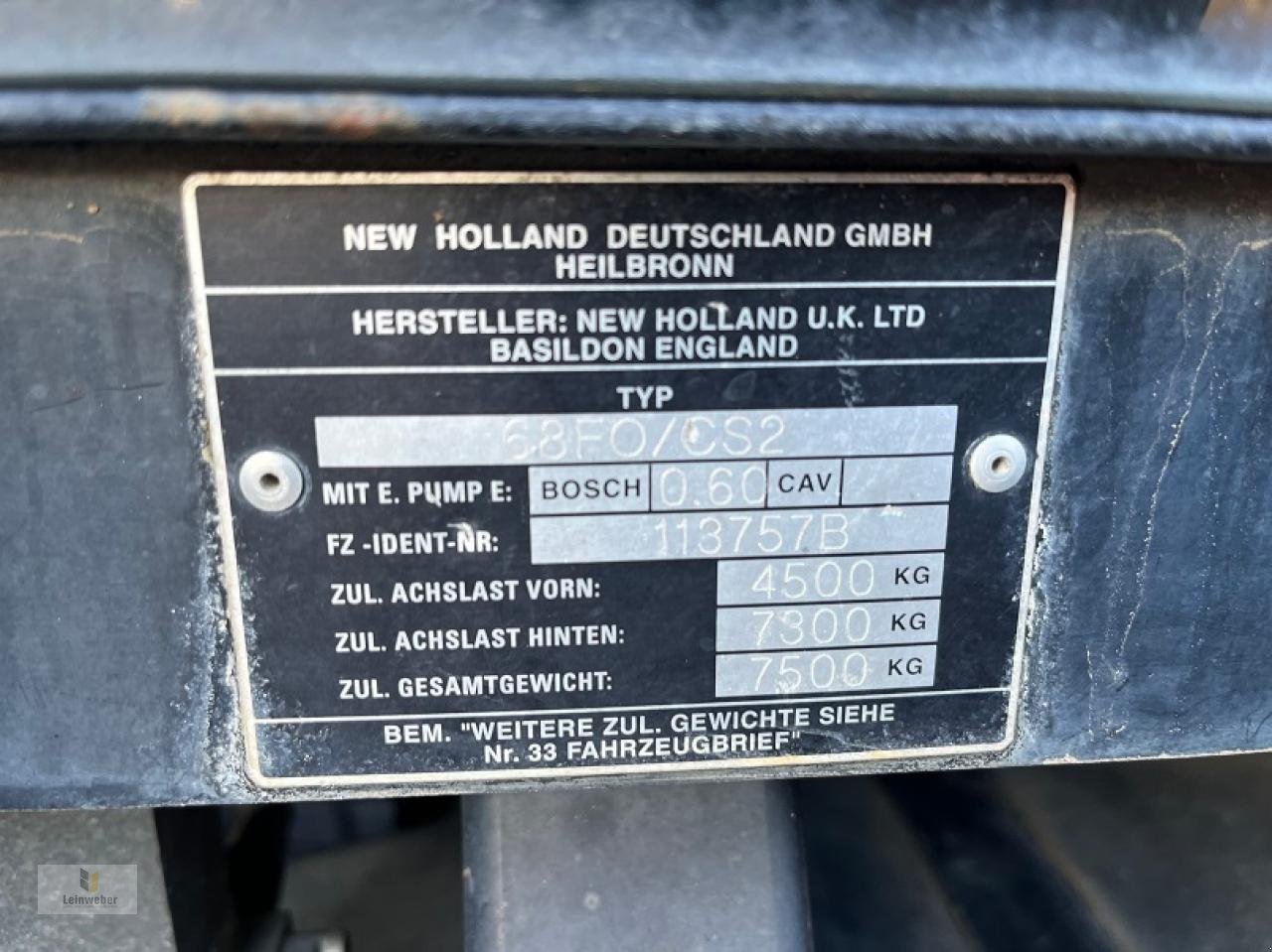 Traktor of the type New Holland 8360, Gebrauchtmaschine in Neuhof - Dorfborn (Picture 8)