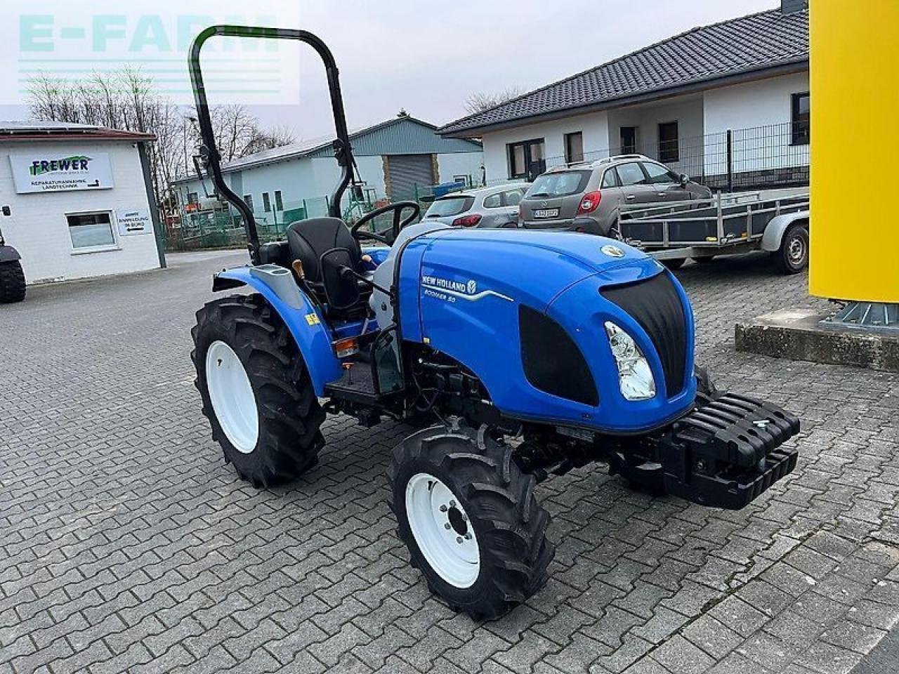 Traktor des Typs New Holland boomer 50 sonderpreis !!!!, Gebrauchtmaschine in BORGENTREICH (Bild 3)