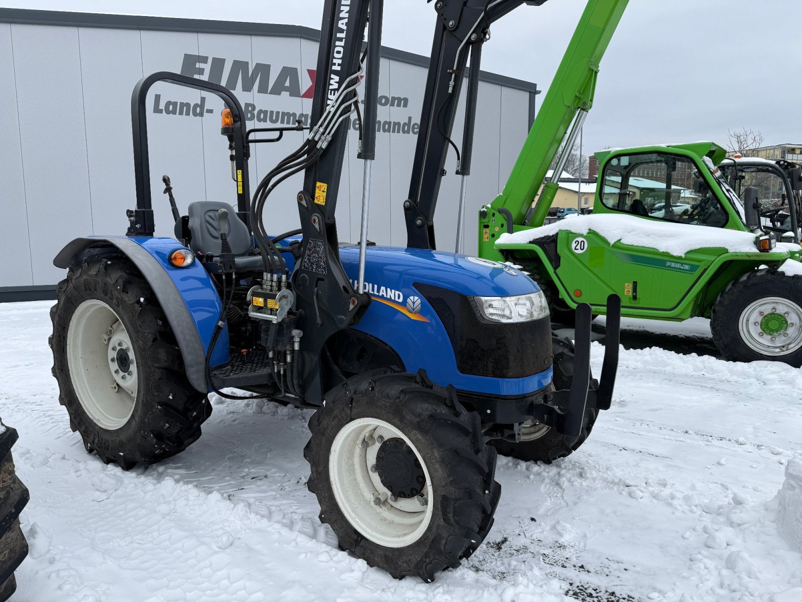 Traktor Türe ait New Holland T 3.50 INKL. FRONTLADER, Gebrauchtmaschine içinde Falkenstein (resim 1)