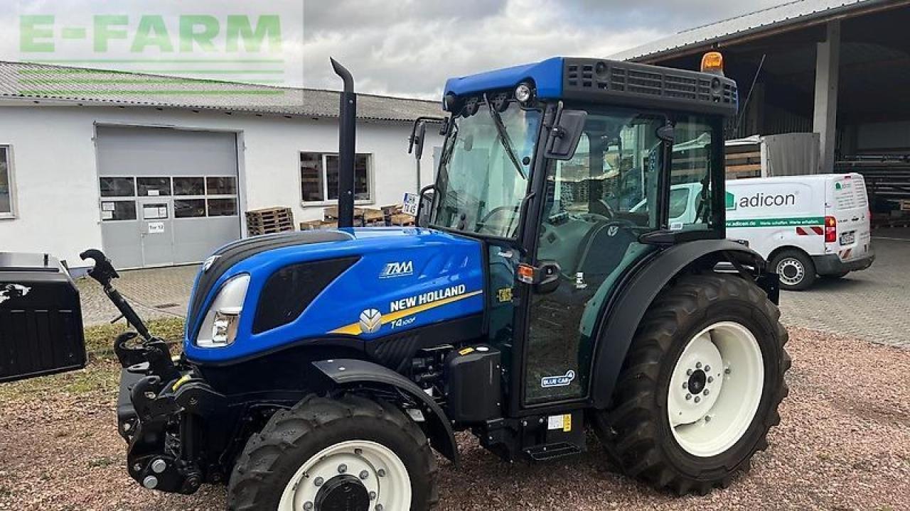 Traktor типа New Holland t 4.100 f schmalspur obstbau weinbau F, Gebrauchtmaschine в ANRODE / OT LENGEFELD (Фотография 1)