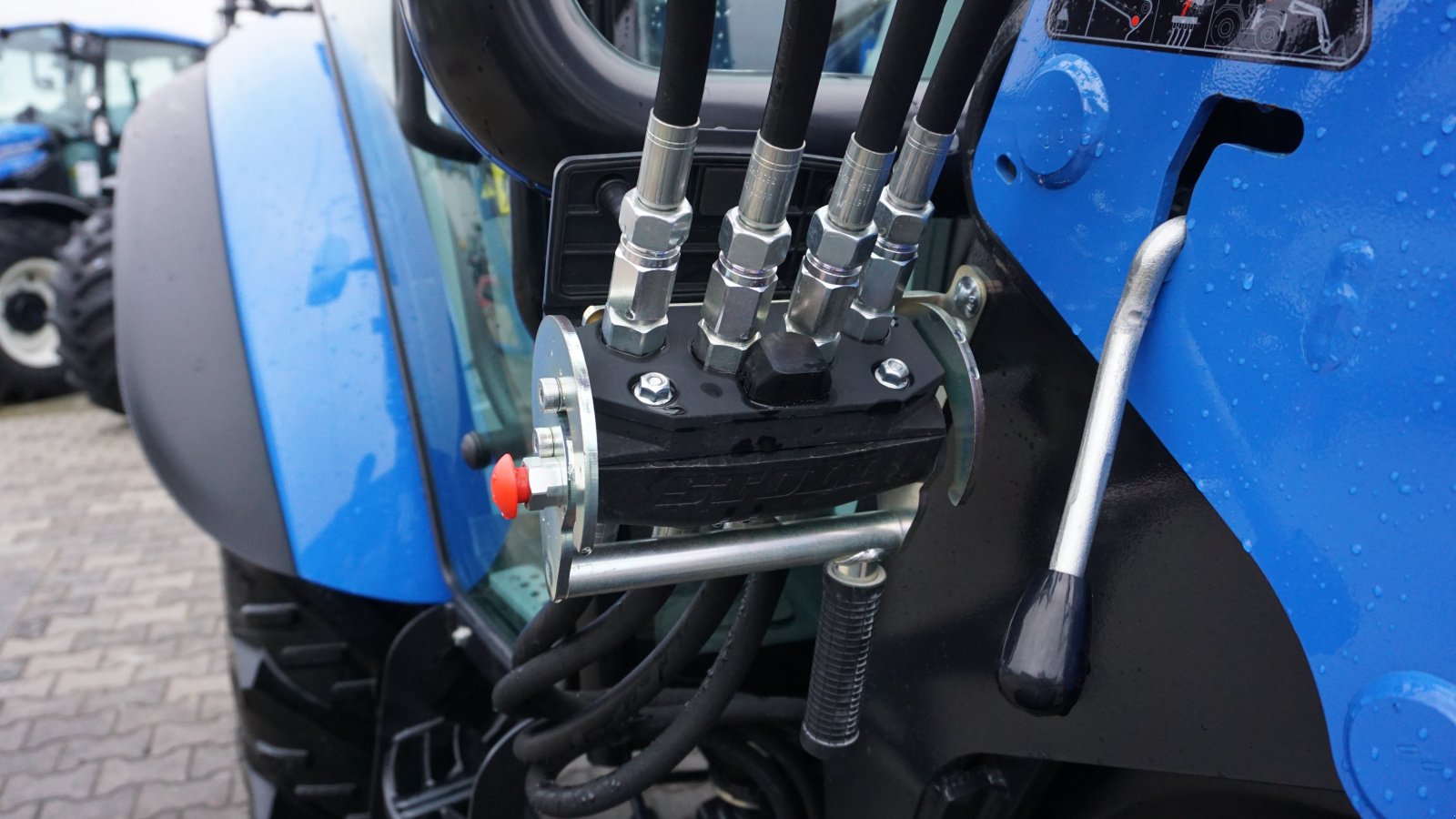 Traktor a típus New Holland T 4.55 inkl. STOLL Frontlader, Neumaschine ekkor: Rötz (Kép 5)