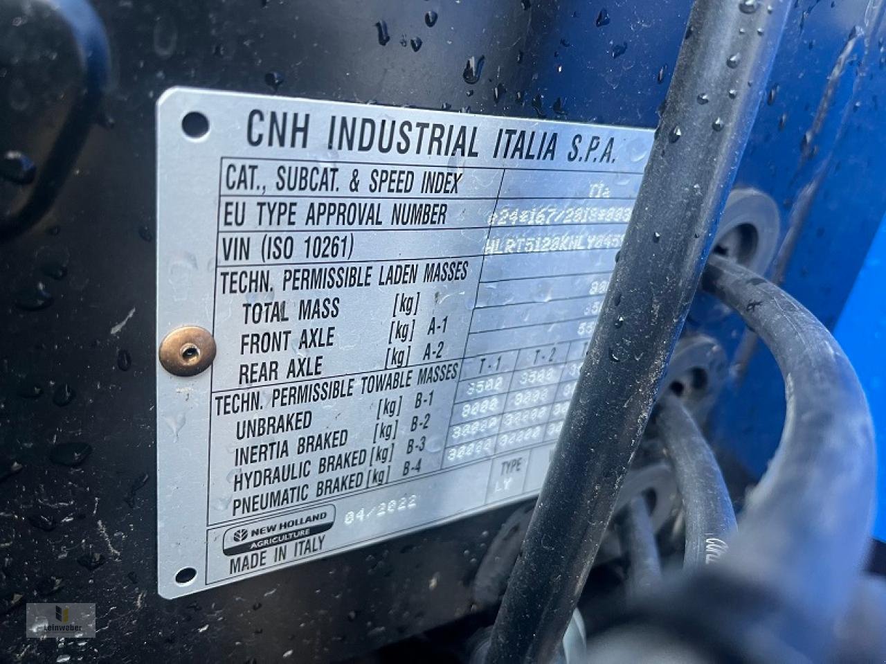 Traktor типа New Holland T 5.120 EC, Gebrauchtmaschine в Neuhof - Dorfborn (Фотография 8)