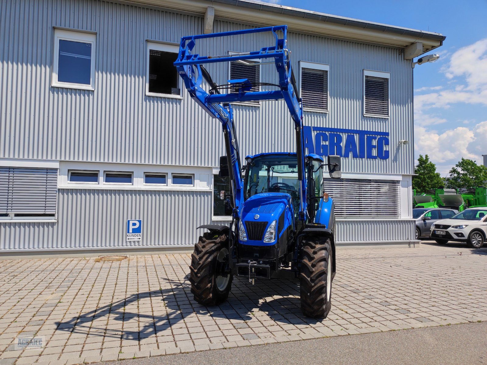 Traktor typu New Holland T 5.80, Neumaschine w Salching bei Straubing (Zdjęcie 4)