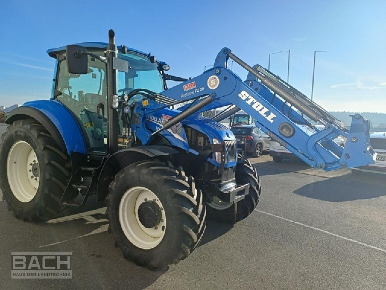 Traktor des Typs New Holland T 5.95, Gebrauchtmaschine in Boxberg-Seehof (Bild 1)