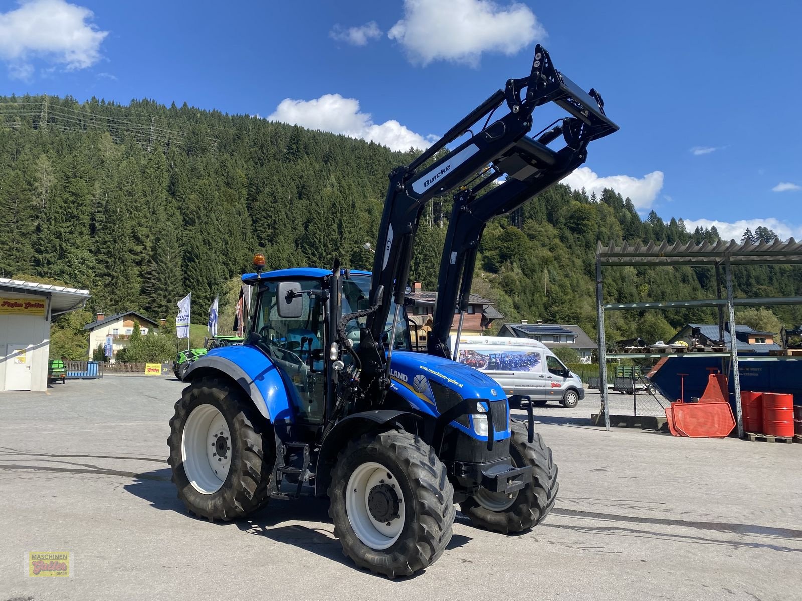 Traktor des Typs New Holland T 5.95, Gebrauchtmaschine in Kötschach (Bild 3)
