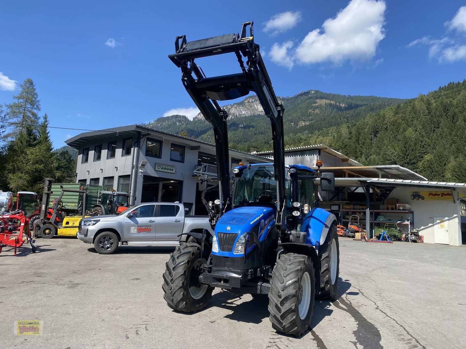 Traktor des Typs New Holland T 5.95, Gebrauchtmaschine in Kötschach (Bild 2)