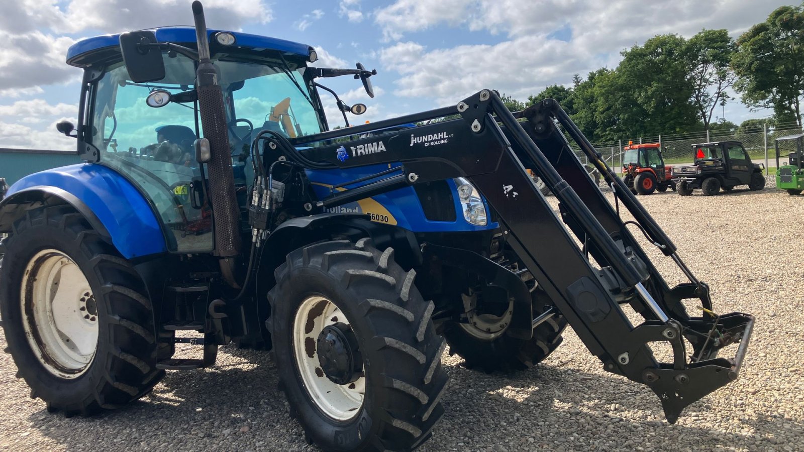 Traktor типа New Holland T 6030 DK ELITE MED LÆSSER elektrisk joystik, Gebrauchtmaschine в Rødekro (Фотография 10)