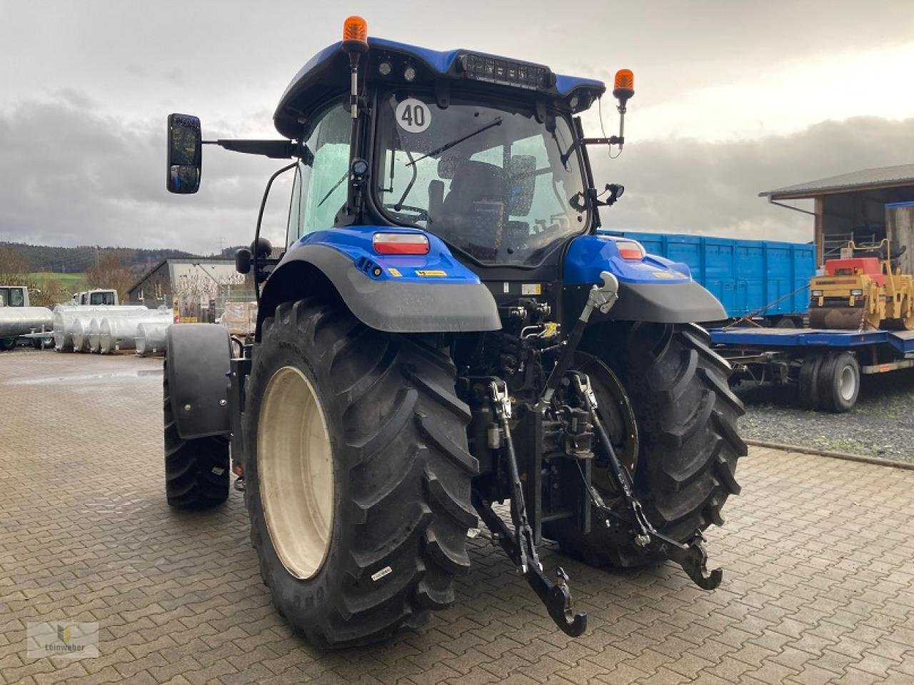 Traktor del tipo New Holland T 6.145 EC, Gebrauchtmaschine In Neuhof - Dorfborn (Immagine 4)