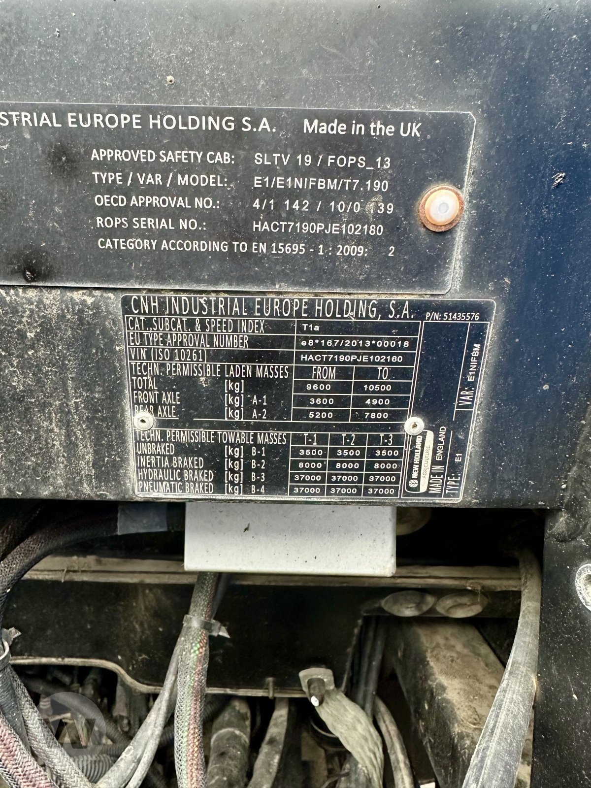 Traktor του τύπου New Holland T 7.190, Gebrauchtmaschine σε Husum (Φωτογραφία 4)