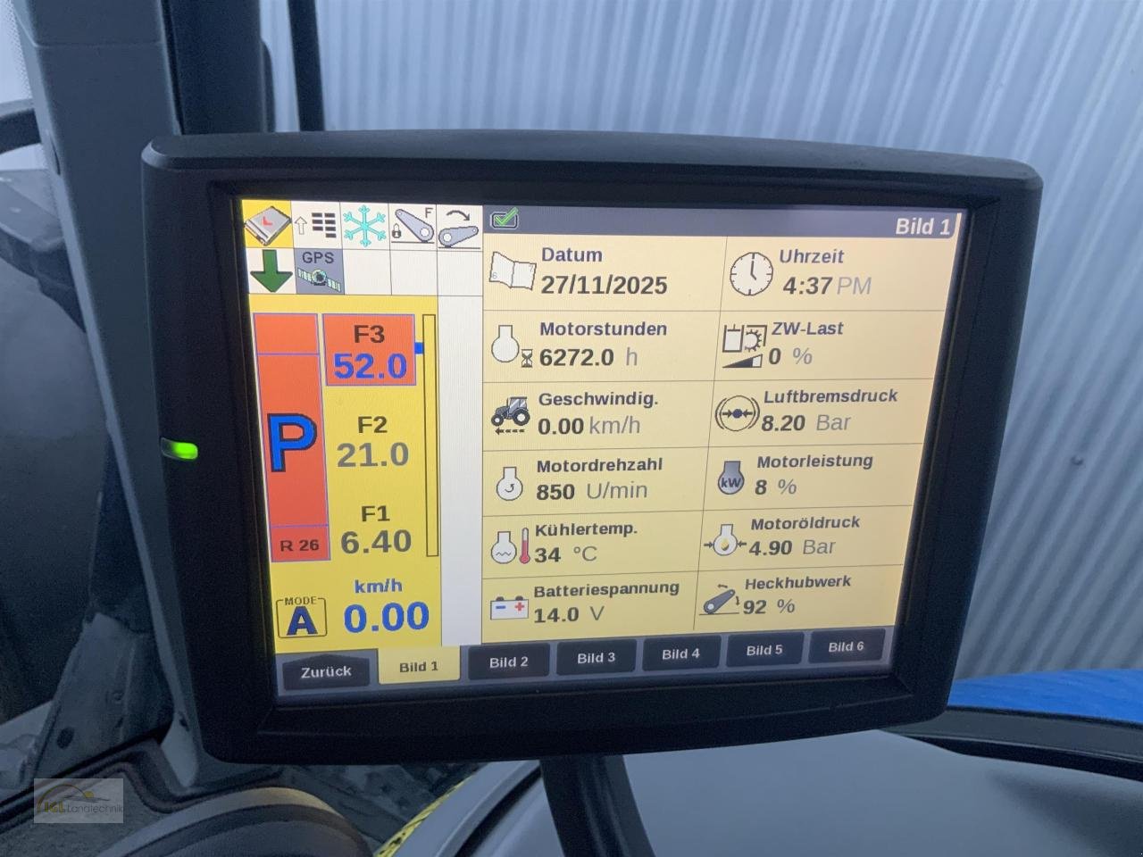 Traktor типа New Holland T 7.270 AC Tier4b, Gebrauchtmaschine в Pfreimd (Фотография 8)