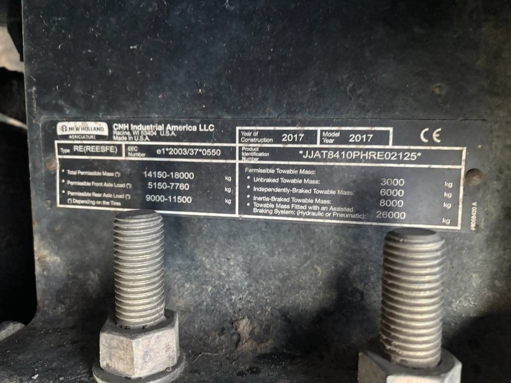 Traktor типа New Holland T 8.410, Gebrauchtmaschine в Brønderslev (Фотография 11)