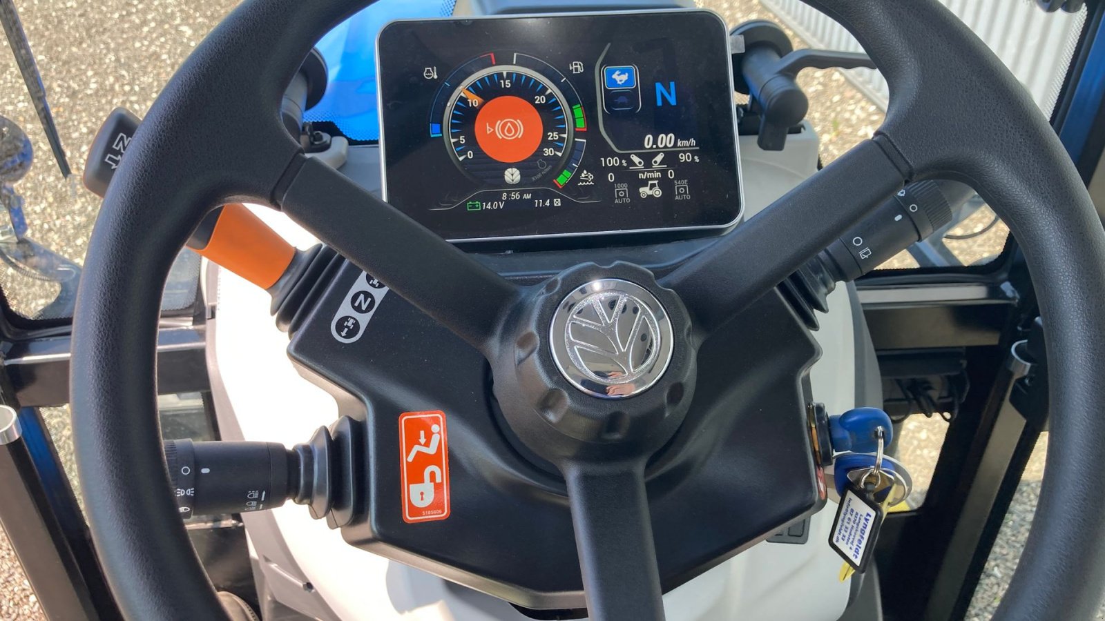 Traktor типа New Holland t4.100 N, Gebrauchtmaschine в Glamsbjerg (Фотография 16)