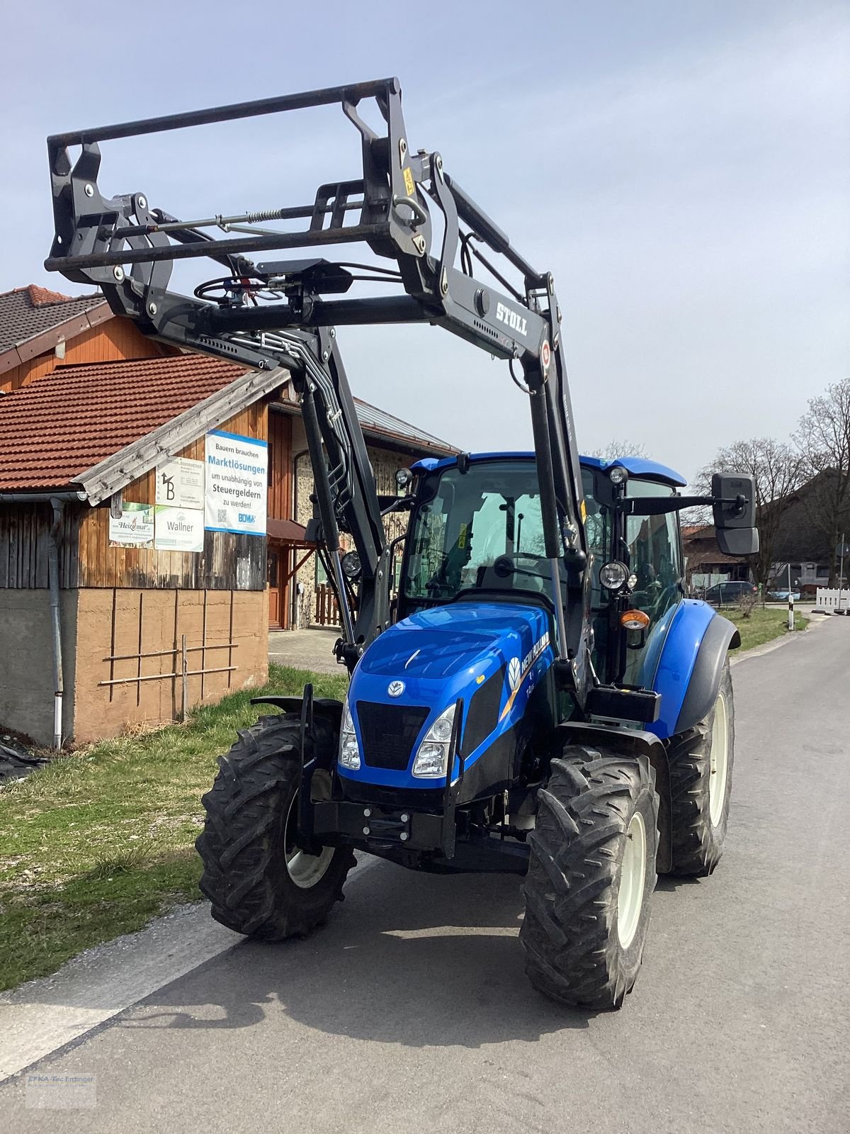 Traktor от тип New Holland T4.55 mit Frontlader, Gebrauchtmaschine в Ainring (Снимка 2)