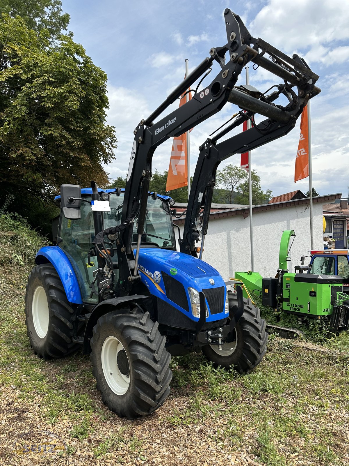 Traktor типа New Holland T4.65, Gebrauchtmaschine в Lindenfels-Glattbach (Фотография 3)