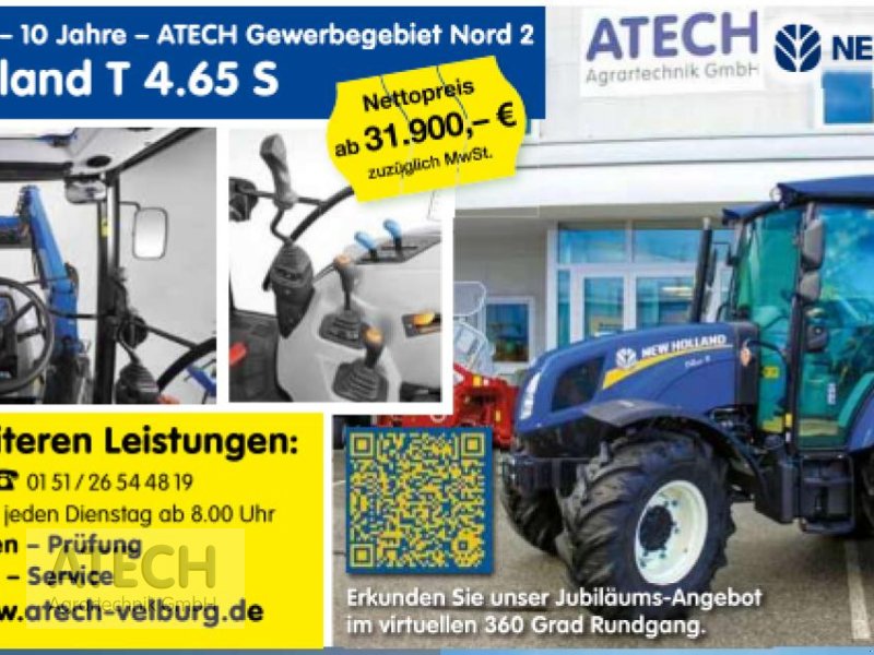 Traktor tip New Holland T4.65S, Neumaschine in Velburg (Poză 1)